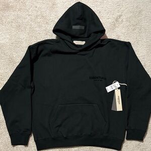 Essentials Black Hoodie
